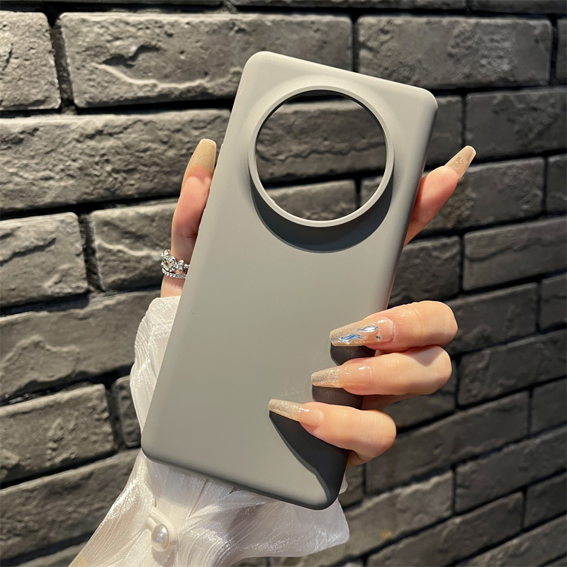 Realme GT5pro手机壳gt5pro液态硅胶GT7全包NEO7SE保护套质感炭灰色商务工作潮壳