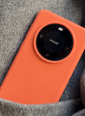 爱马仕橙华为mate60proRS液态硅胶壳小米13ultra超薄适用HuaweiP50防摔nova12金橘色40男女款note13pro+