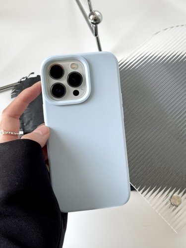 个性小众纯纯色液态硅胶