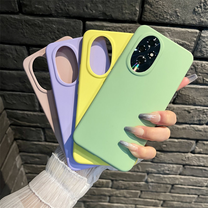 适用honor/荣耀200手机壳200pro液态硅胶全包保护套耐脏男女情侣款港风新