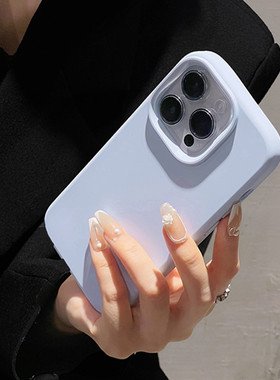 耐脏古董白适用于VIVO手机壳s18液态硅胶s17pro防摔s15耐脏s16保护套s10男女情侣款S9半包s7e保护套s6