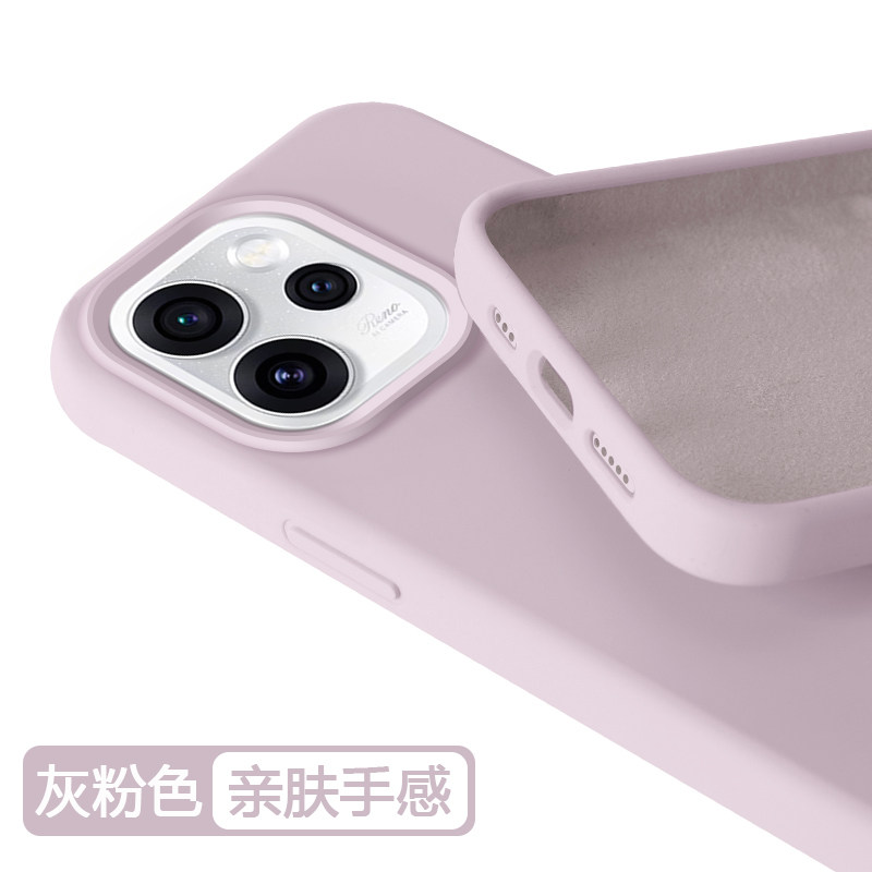 适用于OPPOReno15手机壳液态硅胶砂粉色oppo reno14高级感全包防摔reno13pro外壳保护套reno12软壳