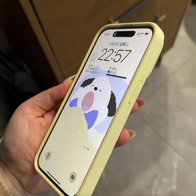 ins奶黄色软糯适用Realme GT6壳Neo3小众真我GTNEO5SE液态硅胶GT大师探索版2PRO防摔neo6耐脏12简约5防摔