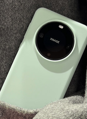 淡青绿华为mate60pro+液态硅胶壳50e保护套适用60RS保时捷非凡大师40pro超薄雅川青30简约70纯色防滑