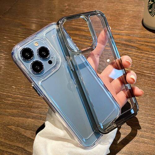 高级感亚克力太空壳适用S24+S26Ultra壳S25Edge软边硬背板A56/S23透明22FE独立按键A57/A26/A55/A37