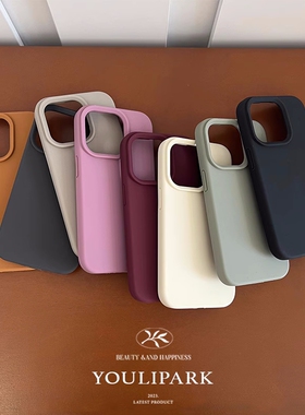 小众ins高级感复古纯色适用XS苹果15pro壳12/11软糯耐脏iPhone13 mini液态硅胶14promax全包XR防摔保护套