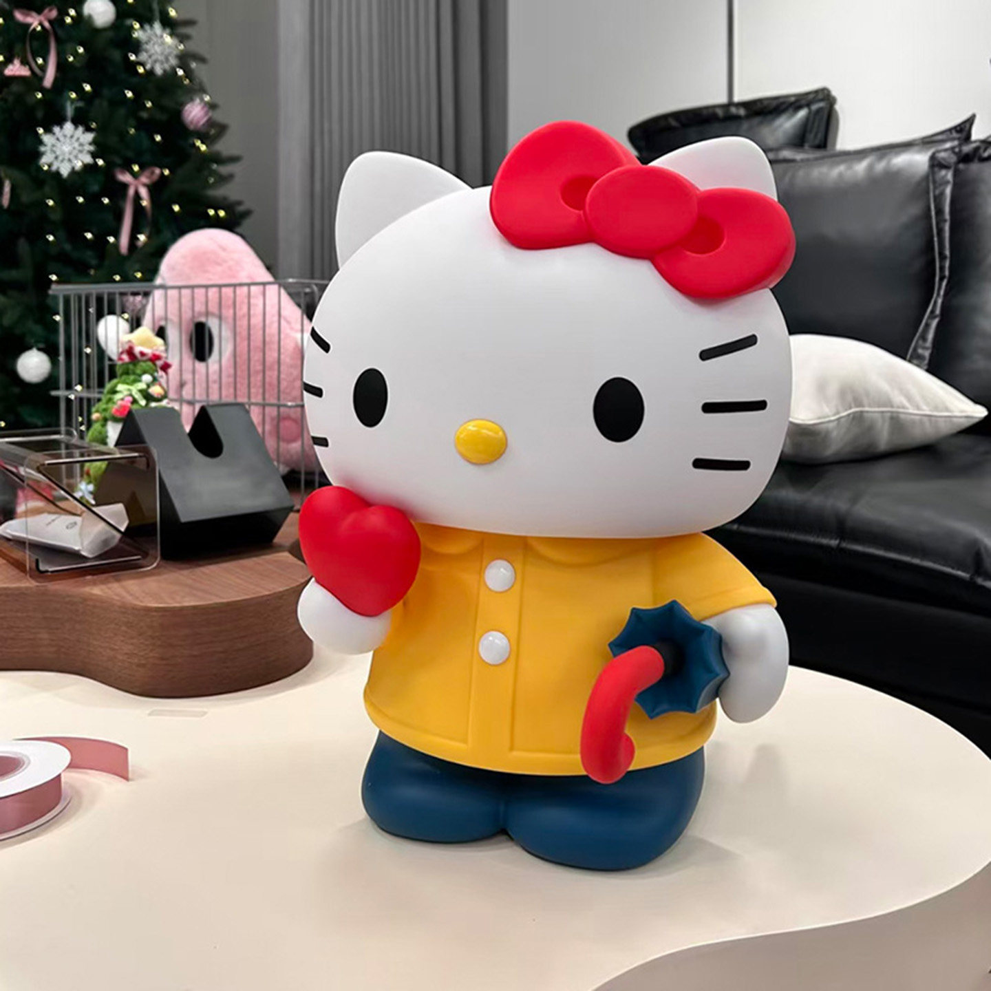 存钱罐hellokitty摆件客厅卧室夜灯大号玩偶手办生日礼物女生闺蜜