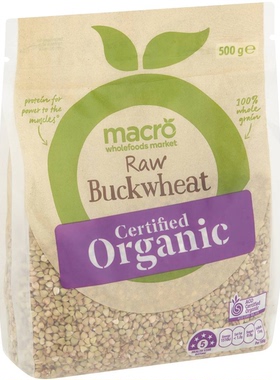 小肚腩澳洲代购Macro有机生荞麦Buckwheat Raw 500g