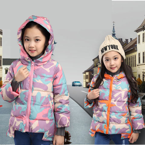 Manteau pour fille SILINGYU - Ref 2164203 Image 1