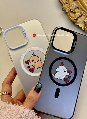 磁吸图案diy定制适用苹果16promax情侣手机壳华为pura70任意机型小米15小众vivox100荣耀magic7三星s25ultra