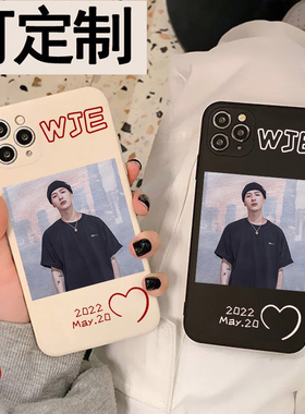 华为mate40pro手机壳定制图案高级感小众适用mate50e新款p30保时捷p40pro情侣nova10e来图订做diy任意机型p20