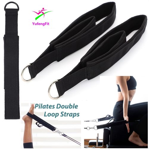 跨境双环瑜伽普拉提床运动配件瑜伽脚踝扣手腕带手环瑜伽辅助用