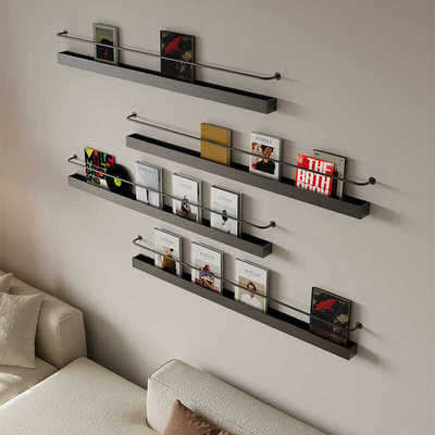 储物客厅卧室收纳装饰壁挂式书架