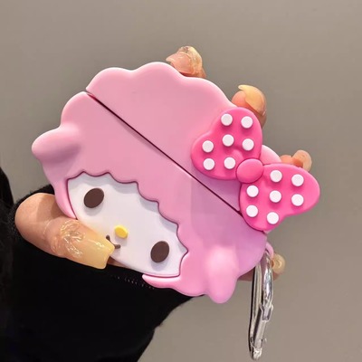 可爱比爱诺小羊耳机套适用airpods3防摔airpodspro2耳机壳硅胶软满满少女心软萌甜美防摔保护壳