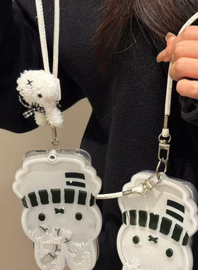 童趣创意推拉镜摇摇乐米菲兔适用ihone17promax苹果16pro手机壳15童趣创意搞怪新款防摔保护壳