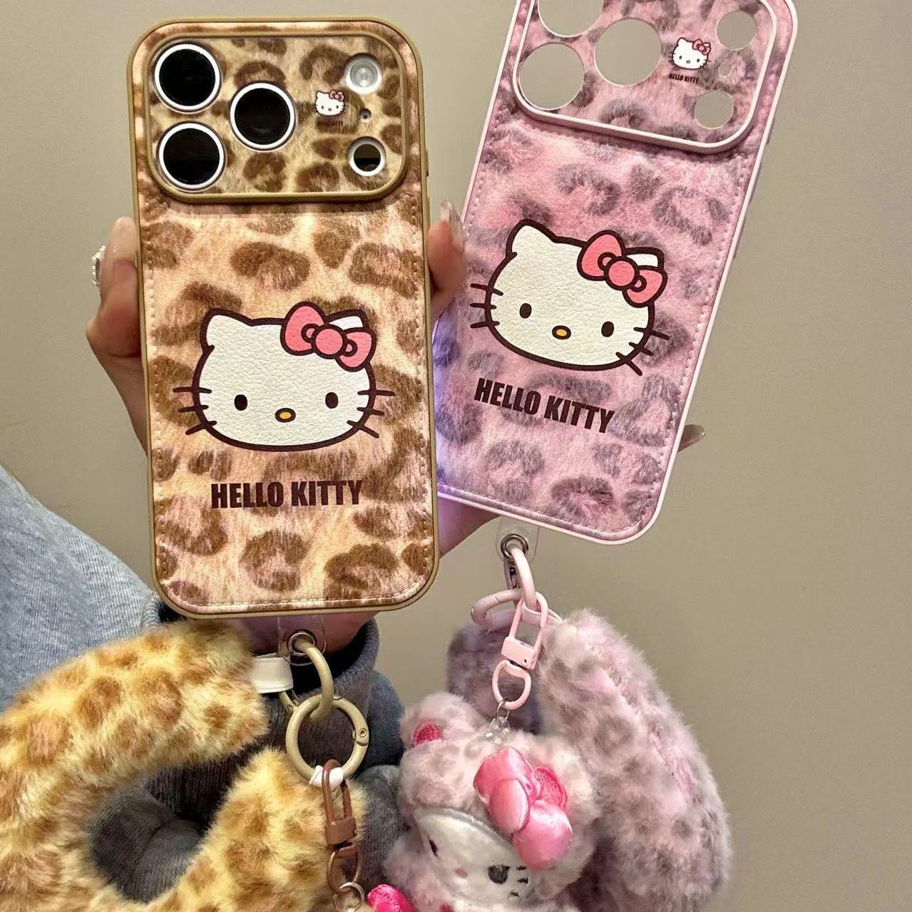 韩系ins豹纹猫咪脑袋适用于iphone17promax苹果16pro手机壳15新款唯美小清新创意防摔保护壳