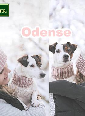 Odense高领毛衣 HUNTER德国宠物猫中小型犬保暖针织衫帽子亲子装