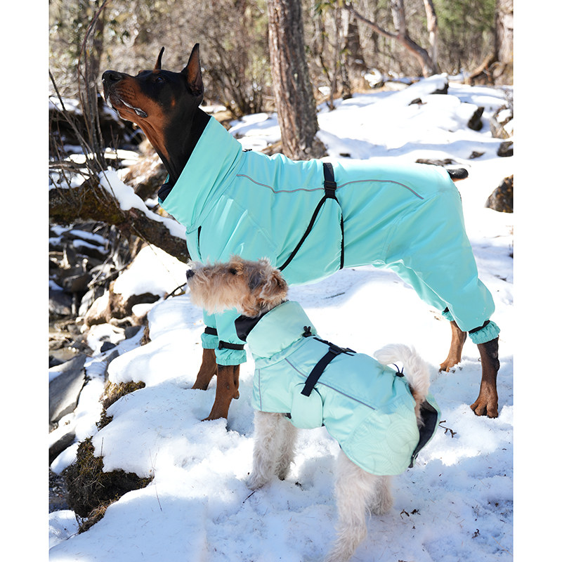 Anna滑雪服 PEBOT宠物狗狗大中小型犬3M防水冲锋衣超保暖棉服外套