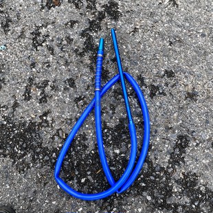 阿拉伯水烟烟管大号进口硅胶烟管手柄弹簧全套酒吧KTV管子硅胶管