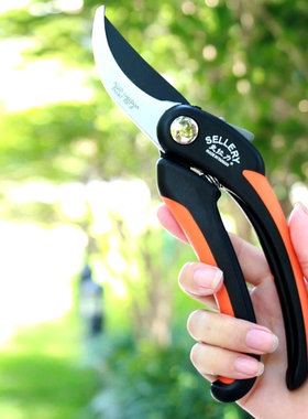 美国史拉力SELLERY园艺修枝剪/花艺/采果剪 台湾原产园林绿化剪刀