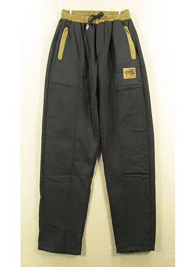 休闲裤男247码欧版松紧腰加绒加厚冬季弹力宽松束脚U108/68206-18