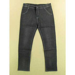 小脚裤 复古锥形高腰弹力修身 长裤 C204 牛仔裤 9882 男黑色韩版