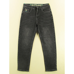 牛仔裤男欧版秋冬厚复古弹力修身束脚萝卜哈伦裤F201/68584*05