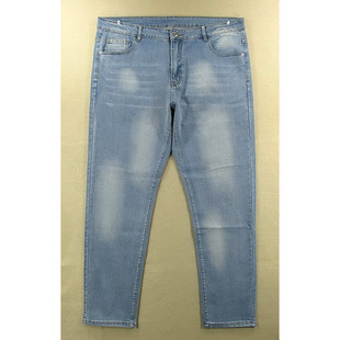 弹力修身 H206 包邮 KHCO 小脚裤 外单大码 男38码 牛仔裤 6912