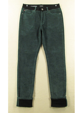 灯芯绒裤男31码弹力修身小脚厚实条绒加长外单品包邮N202/1203-09