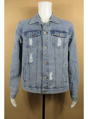 04*0683/S106牛仔衣夹克外套男M码韩版帅气百搭衣服潮流宽松春秋