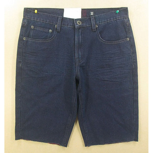 潮牌百搭柔软透气修身 男32码 款 J301 牛仔中裤 8308 五分裤