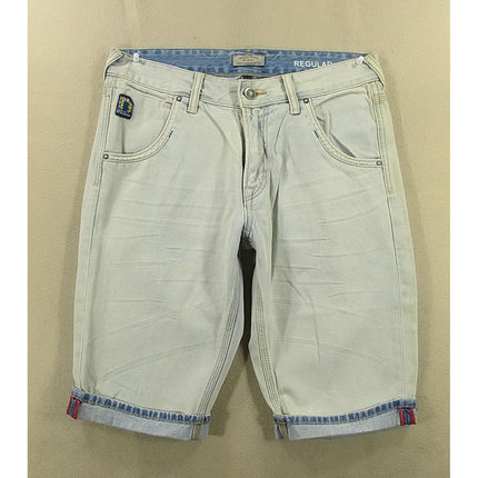 牛仔中裤五分裤男28码美棒纯棉名牛短裤夏款全新品D107/38532-05