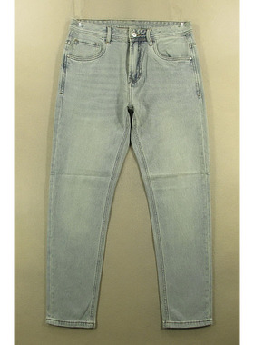 牛仔裤男31码弹力修身小脚裤SKINNY长裤子全新品*D102/38502-19