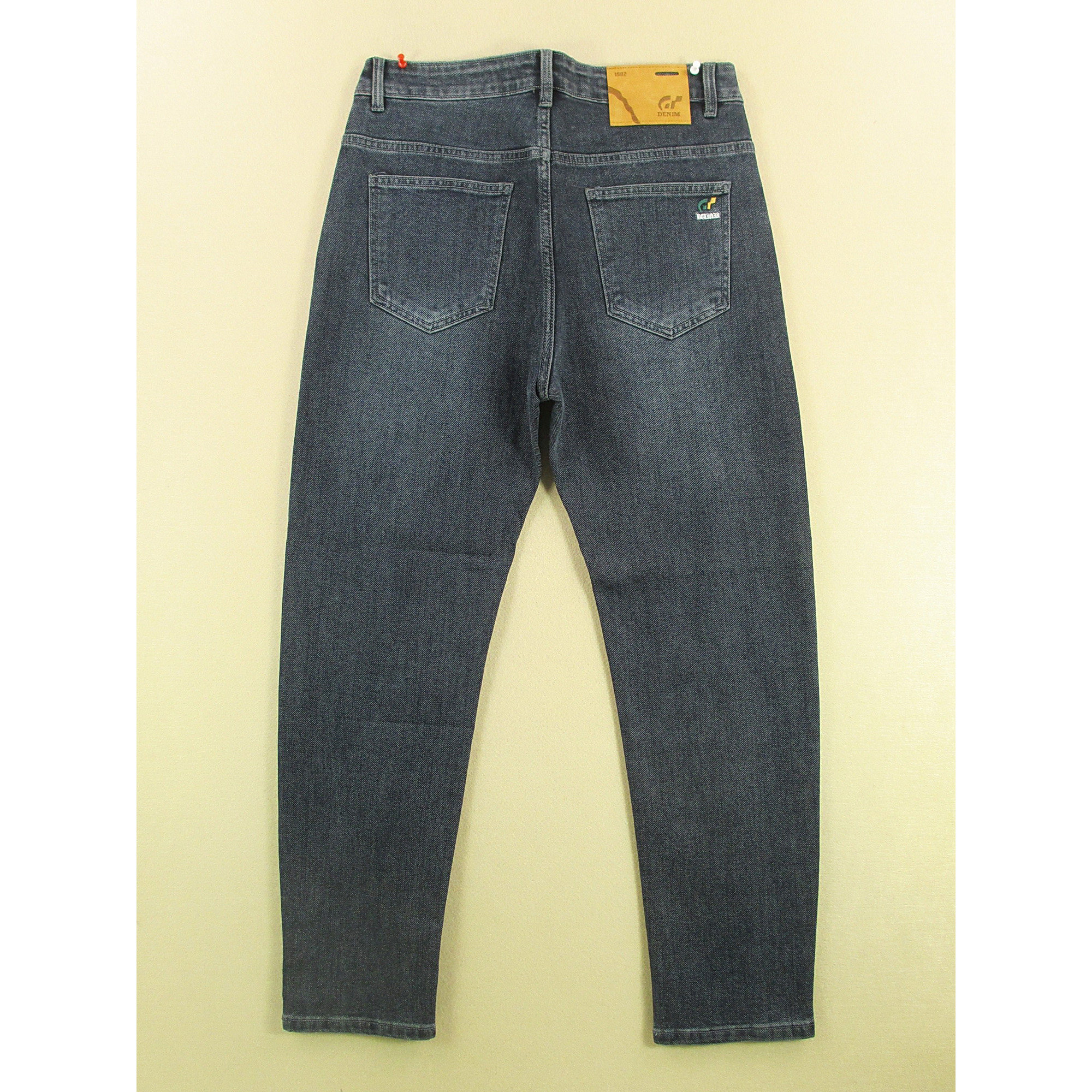 牛仔裤男欧版秋冬厚复古弹力修身束脚萝卜哈伦裤F206/98582*05