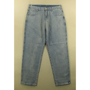 男老爹裤 59513 宽松锥形补丁贴布长裤 H208 子全新品 牛仔裤