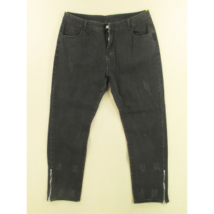 肥佬裤 修身 KHCO长裤 牛仔裤 3803 微锥形黑灰加大码 子R302 男38码