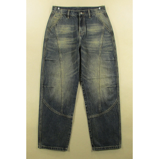 男加厚老爹裤 9509 宽松慵懒风立体骨线长裤 H203 子全新品 牛仔裤