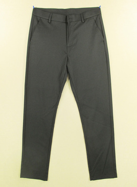 休闲裤男34码薄款弹力修身小脚裤黑色KHCO广州牛仔M306/2803-10