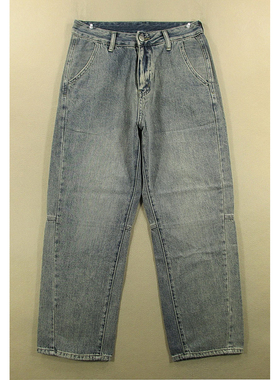 牛仔裤男纯棉宽松老爹裤复古慵懒风长裤子全新品*K108/52502-13