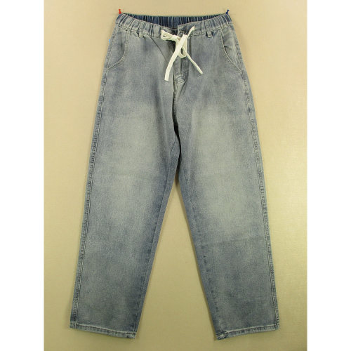 牛仔裤男30码老爹裤复古宽松高腰松紧腰KHCO长裤子C207/68507-10