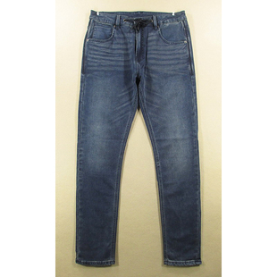 小脚裤 子加长外单品 包邮 针织牛仔裤 98204 弹力修身 Z101 男32码