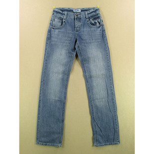 加绒加厚弹力修身 烟管裤 九分裤 牛仔裤 98551 秋冬款 W203 女码