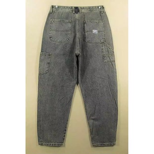 牛仔裤男31码多兜萝卜裤工装裤宽松窄脚哈伦裤子新N103/59504-05