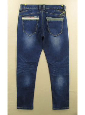 牛仔裤男30码欧版弹力修身小脚裤子显瘦KHCO包邮Y106/98316-09