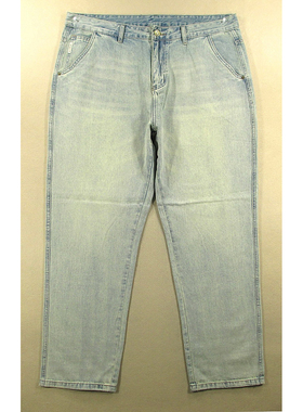 牛仔裤男宽松直筒加长加大码肥佬裤胖子长裤全新品*N103/59504-15