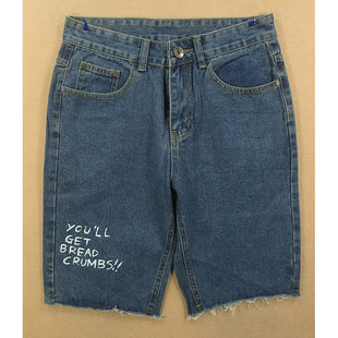 牛仔中裤五分裤男28码 YOU'LL GET BREAD CRUMBS包邮M102/2024-12