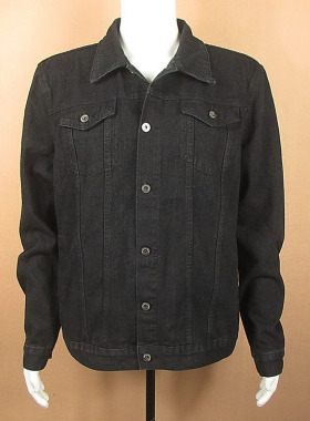 牛仔衣夹克外套男2-6XL码欧版厚实sv宽松加大码肥佬A501/D1A-1