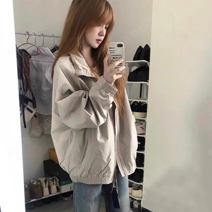 工装 外套女春夏季 小个子防晒薄款 2025新款 休闲夹克ins潮 学生韩版
