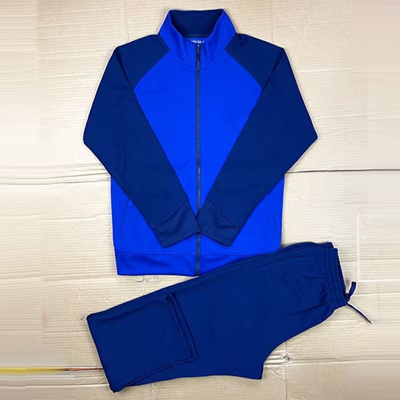 正版春秋防消长袖体能服套装长袖运动服速干男女体能训练火蓝套装