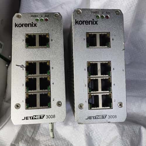 议价Korex科洛理思JetNet3008 8口百兆工业以太可维修